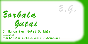 borbala gutai business card